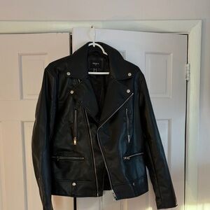 Forever 21 Black Faux Leather Jacket